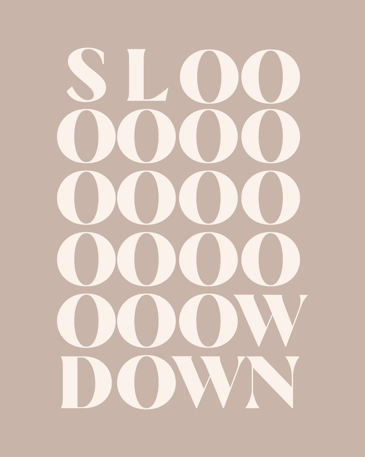 Slow Down 4 Poster och Canvastavla