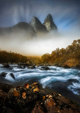 Autumn in Senja Poster och Canvastavla