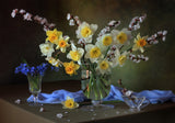 Still life with spring flowers Poster och Canvastavla