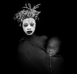 MOTHER WITH HER SON Poster och Canvastavla