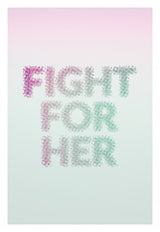Fight for Her Poster och Canvastavla