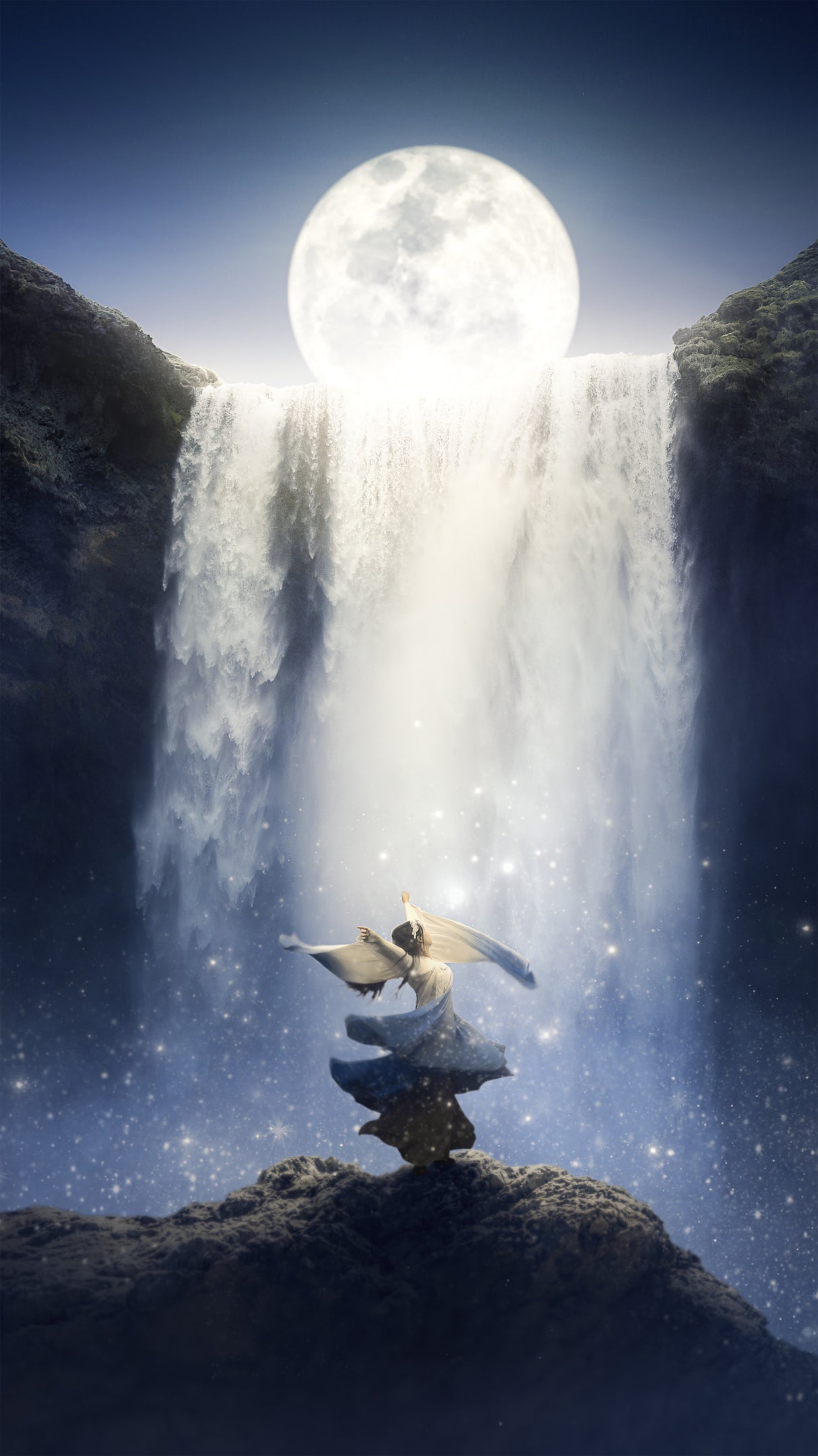 Dance under the moon Poster och Canvastavla
