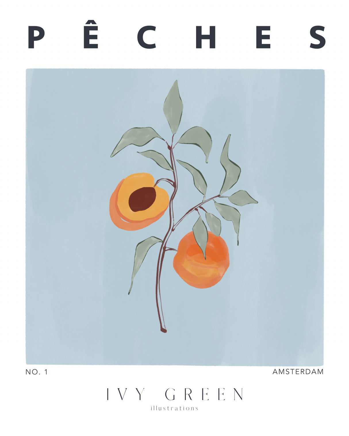 Peaches Poster och Canvastavla