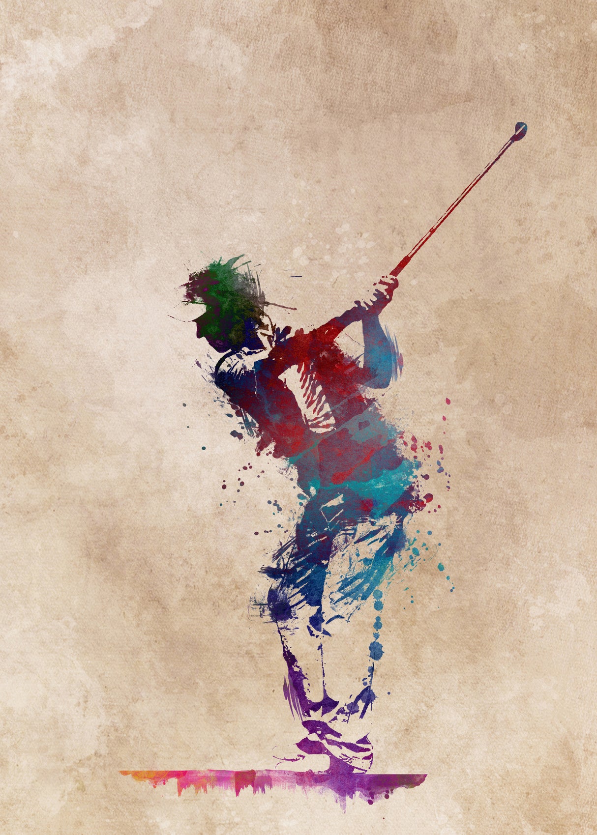 Golf Sport Art (1) Poster och Canvastavla