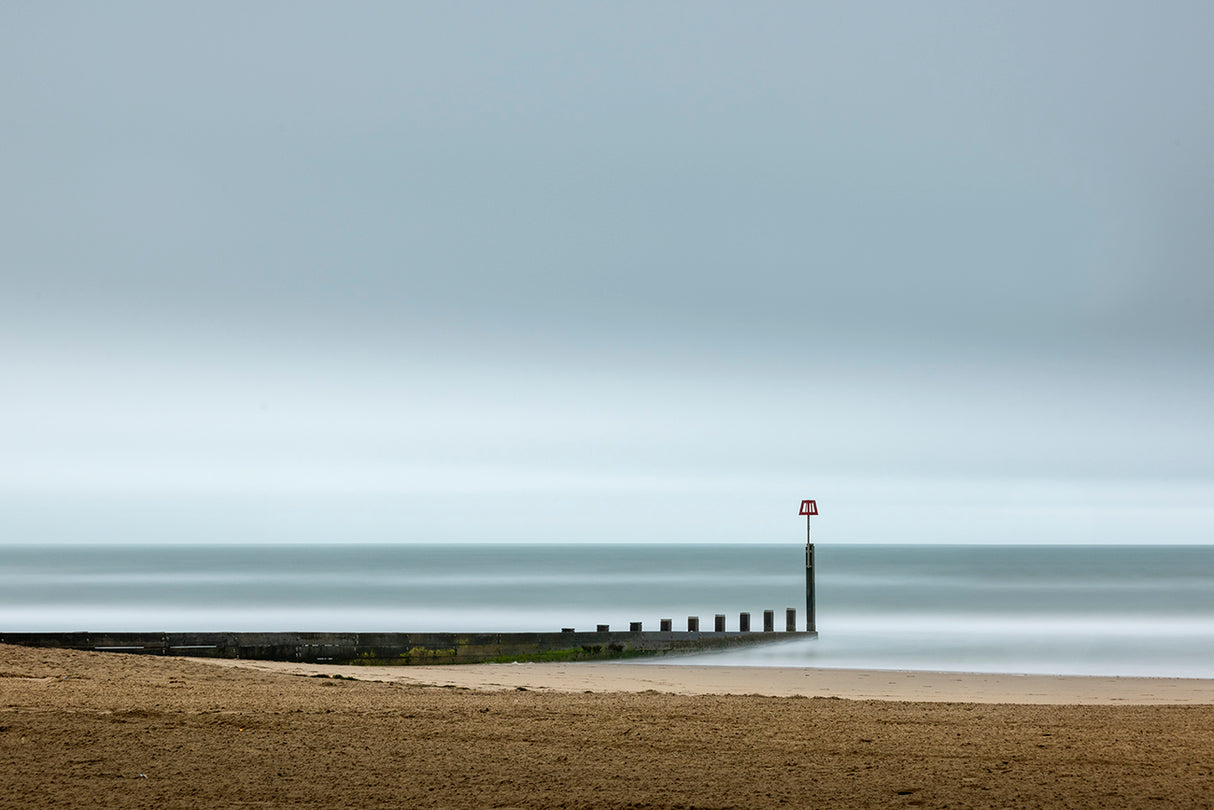 Bournemouth Beach Poster och Canvastavla