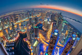 Dubai Colors of Night Poster och Canvastavla