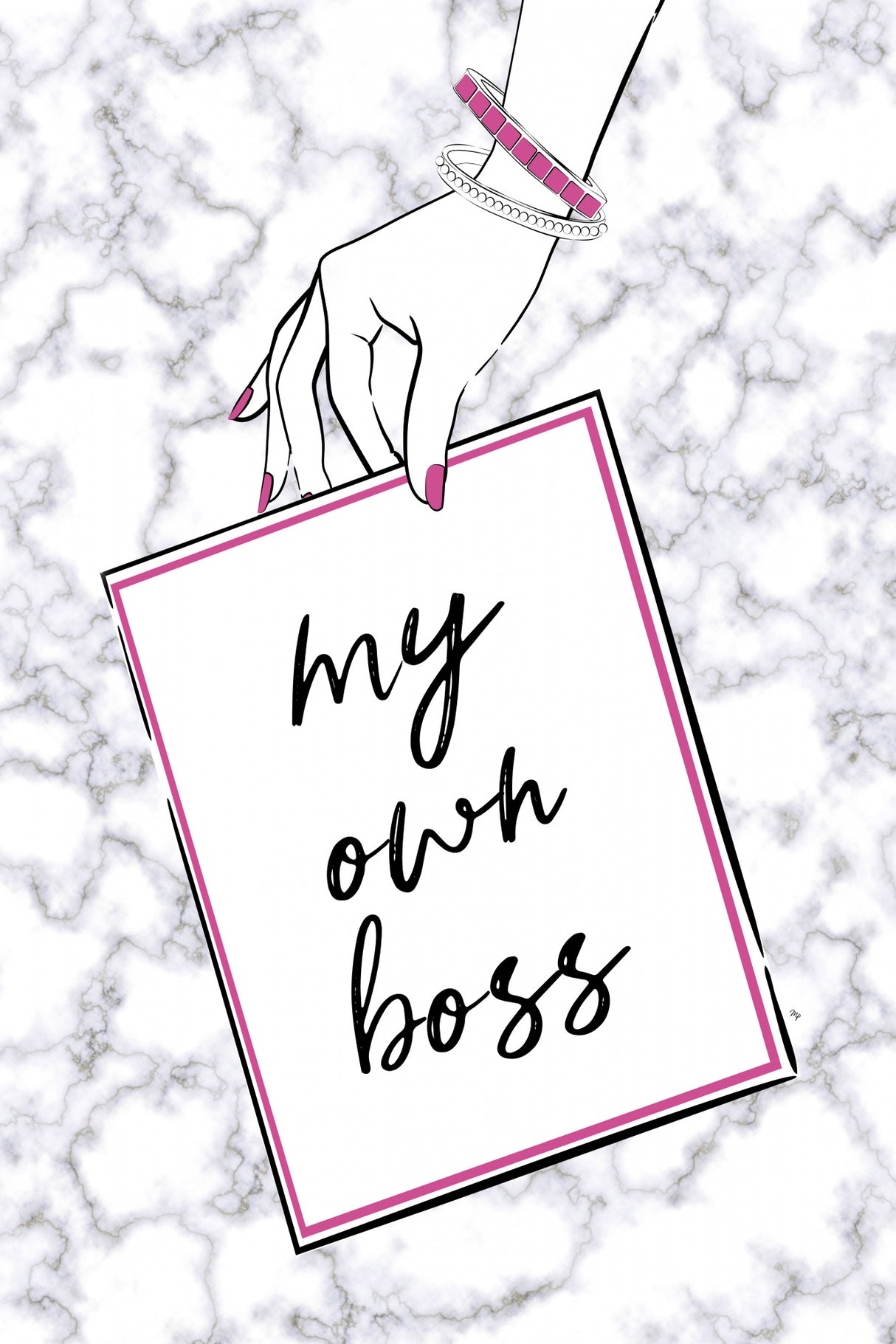 My Boss Poster och Canvastavla