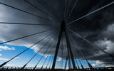 Bridge under troubled skies Poster och Canvastavla