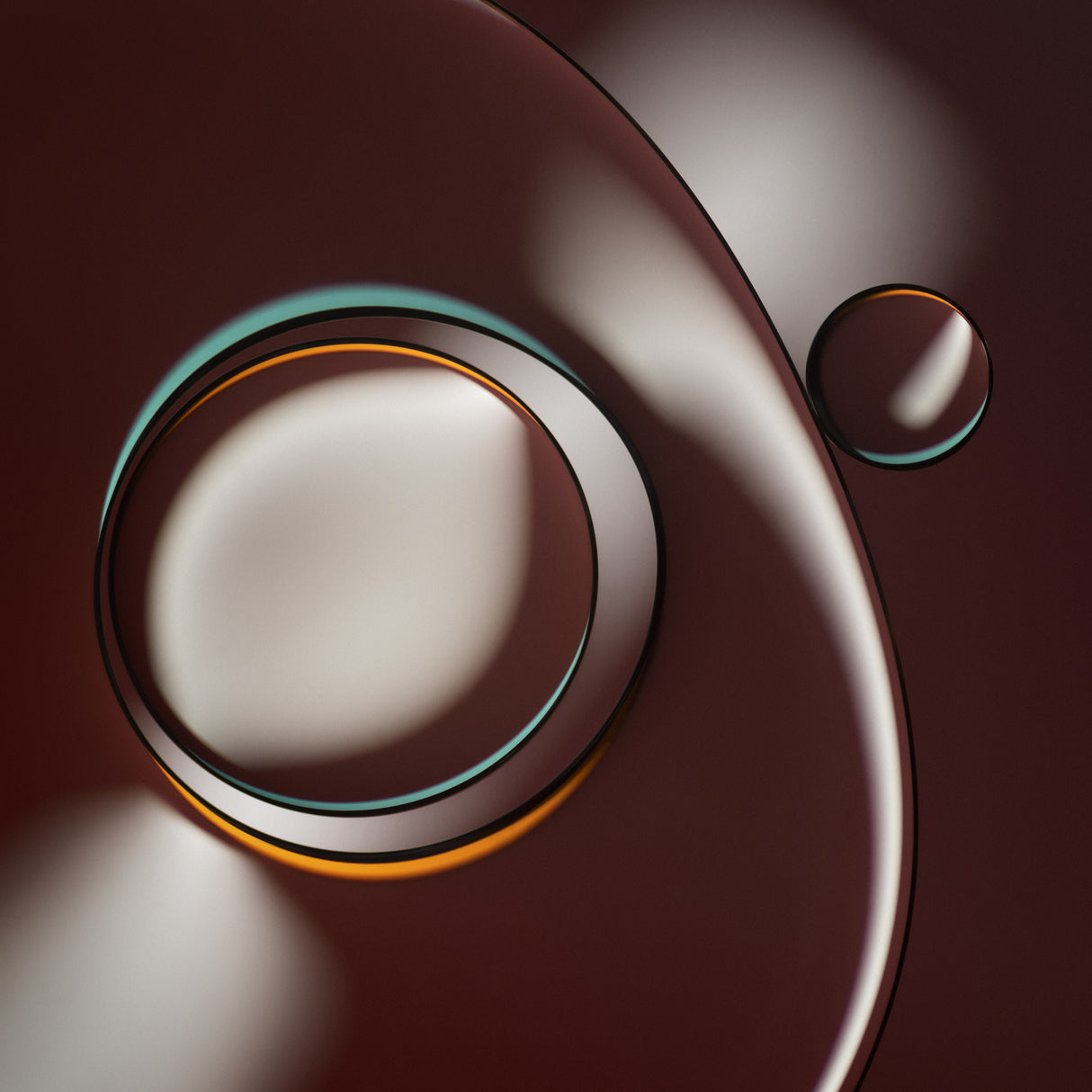 Light-Dark 56C (Oil and Water) Poster och Canvastavla