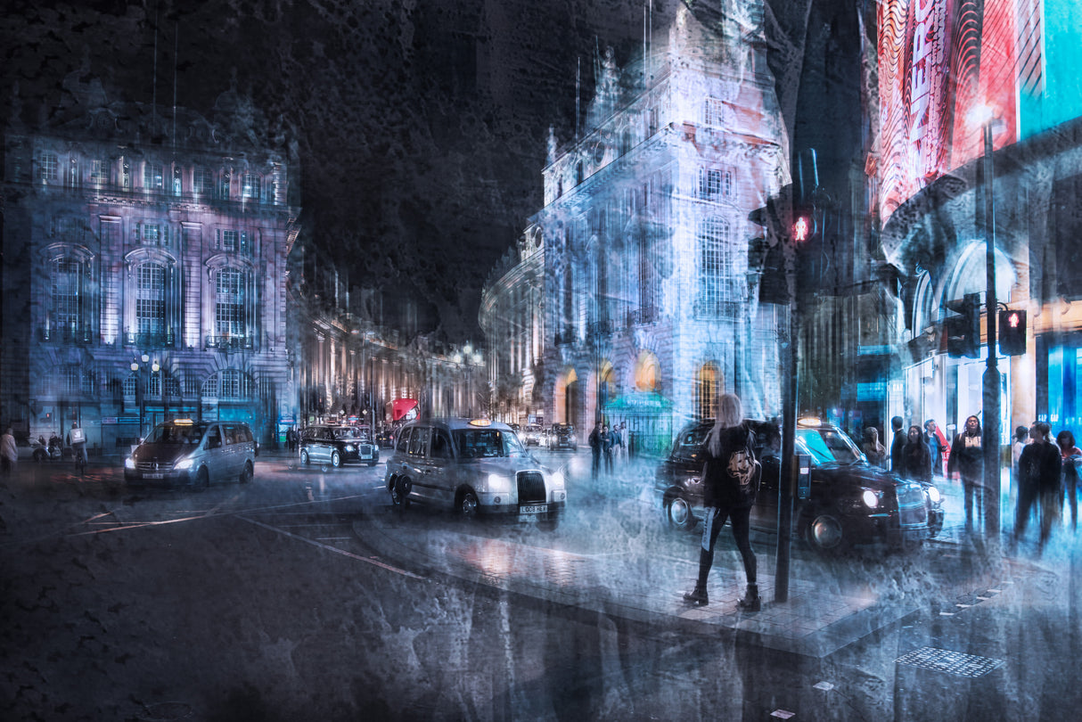 Taxi in London Poster och Canvastavla