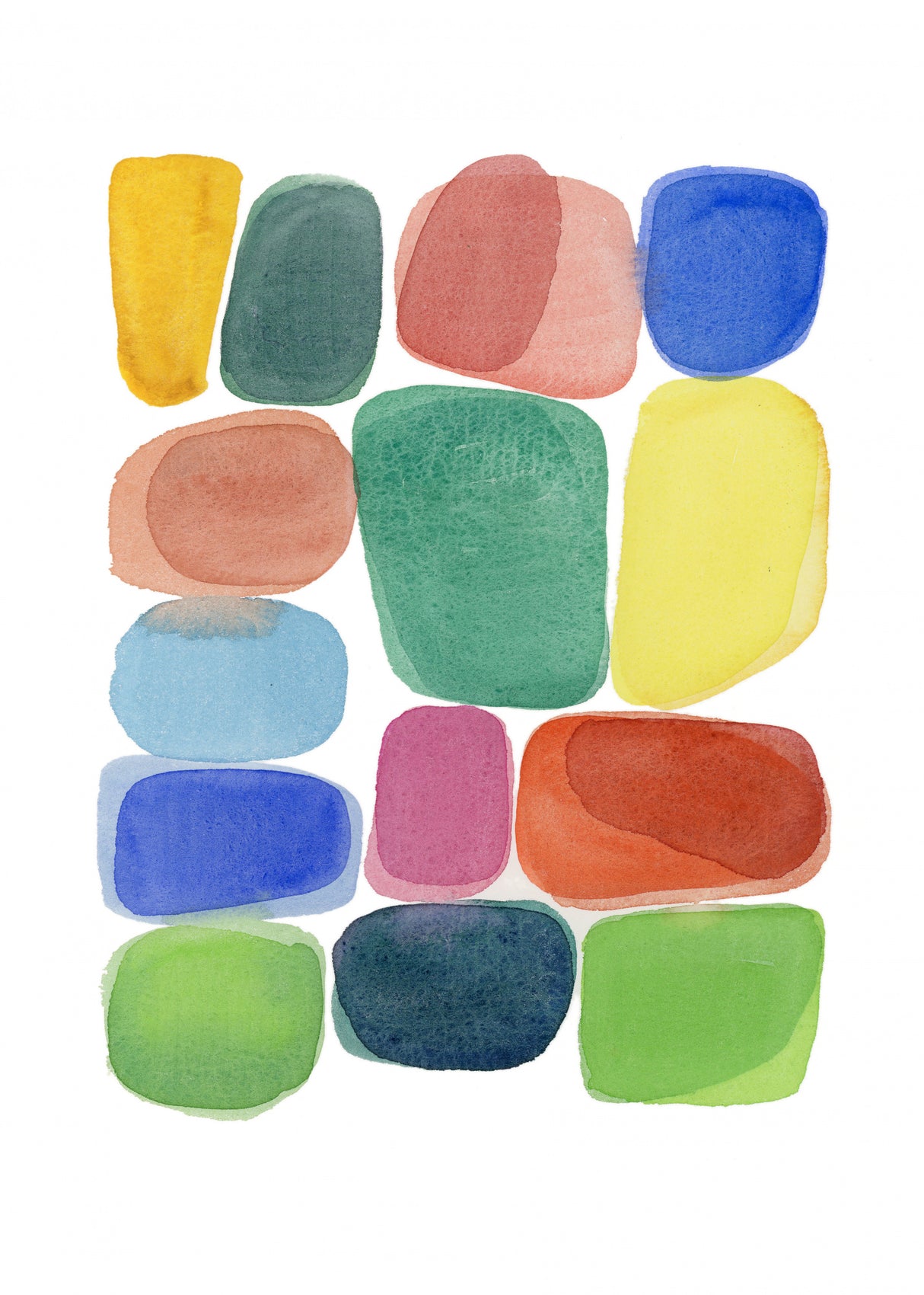 Color Blocks 3 Poster och Canvastavla