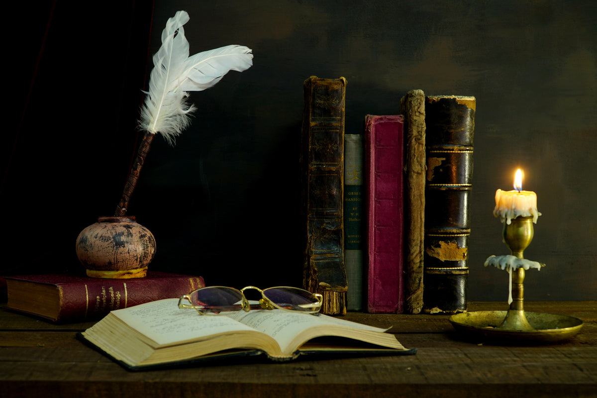 old books Poster och Canvastavla