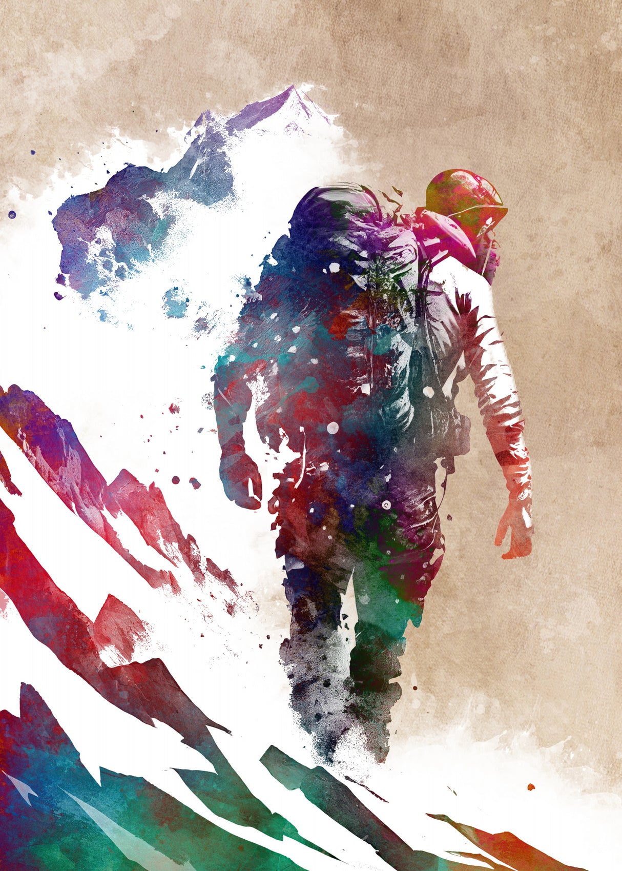 Mountaineer Sport Art 12 Poster och Canvastavla