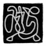 Black Scribble 3 Poster och Canvastavla