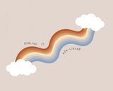 Healing Rainbow Poster och Canvastavla