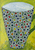 Mug With Flowers Poster och Canvastavla