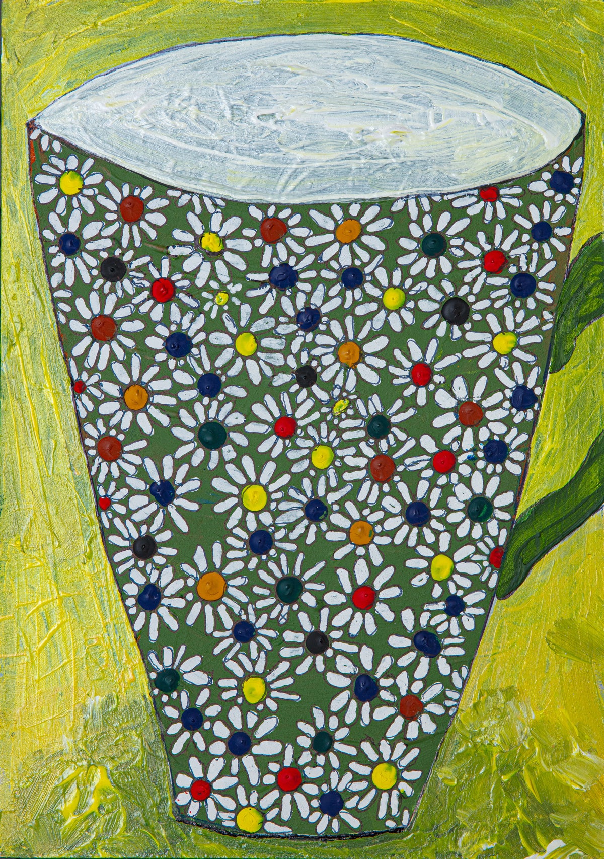Mug With Flowers Poster och Canvastavla