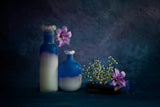 Purple, blue &amp; white Poster och Canvastavla