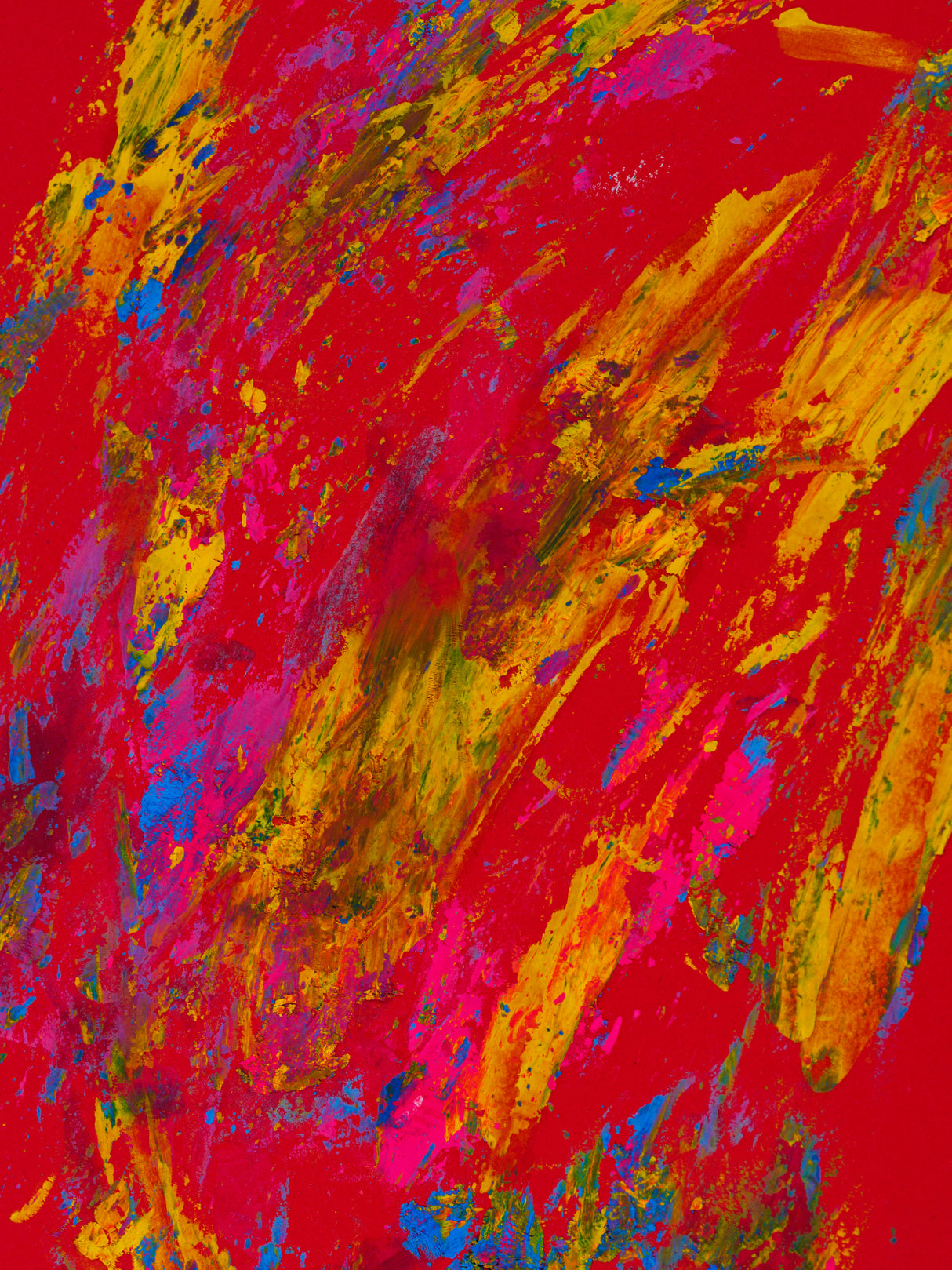 colored paints Poster och Canvastavla