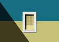 Window - Los Angeles California Poster och Canvastavla