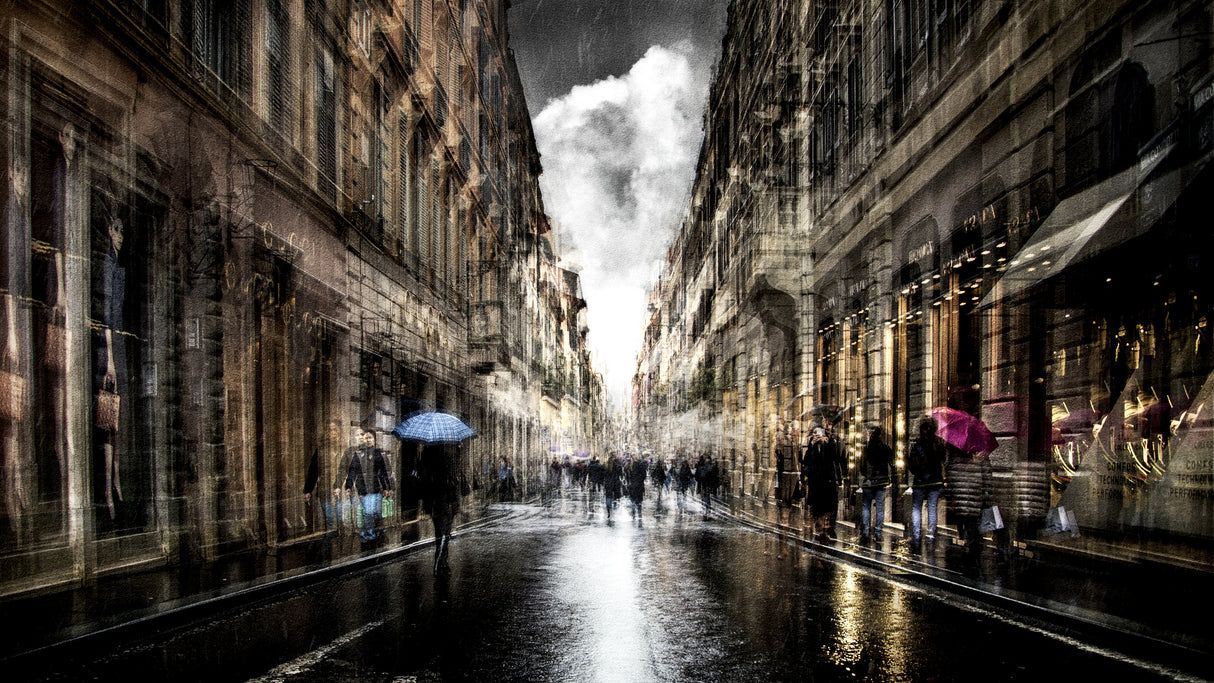The street fashion Poster och Canvastavla