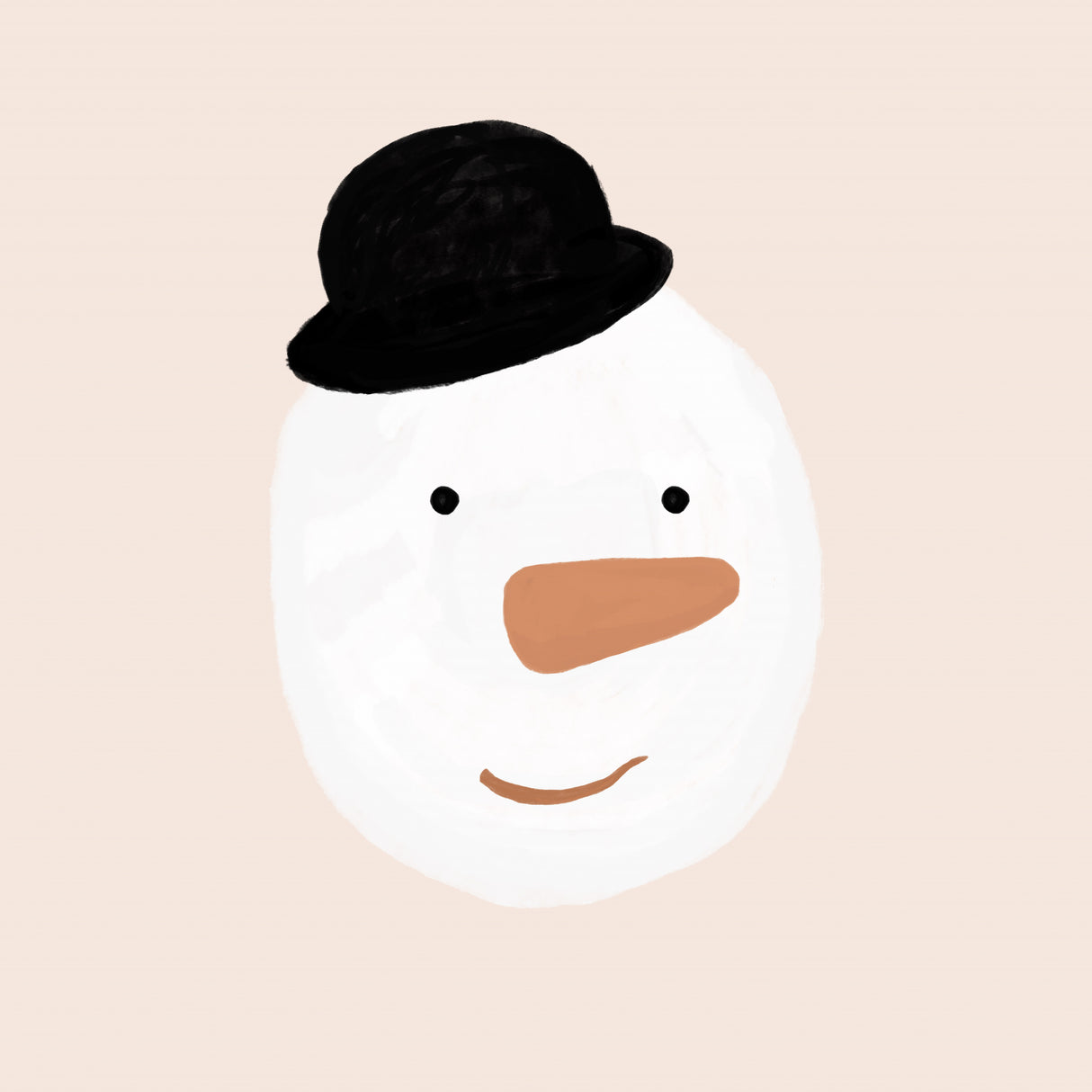 Snowman Poster och Canvastavla