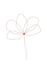 Line Flower Poster och Canvastavla