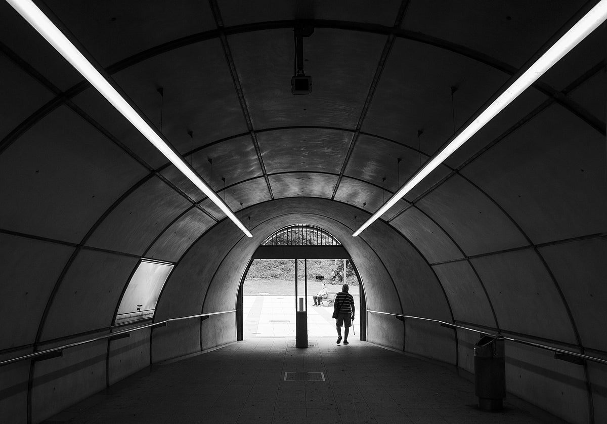 Bilbao subway exit Poster och Canvastavla