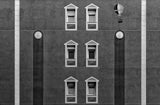 Original facade B&amp;W Poster och Canvastavla