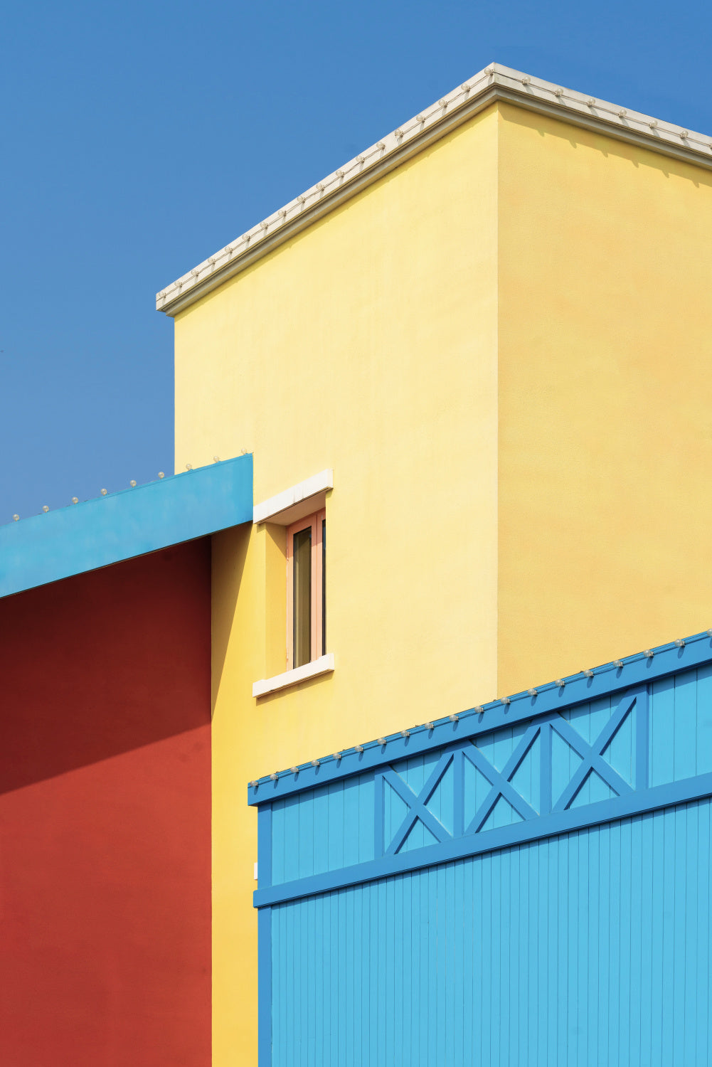 Liitle house with vivid colors Poster och Canvastavla