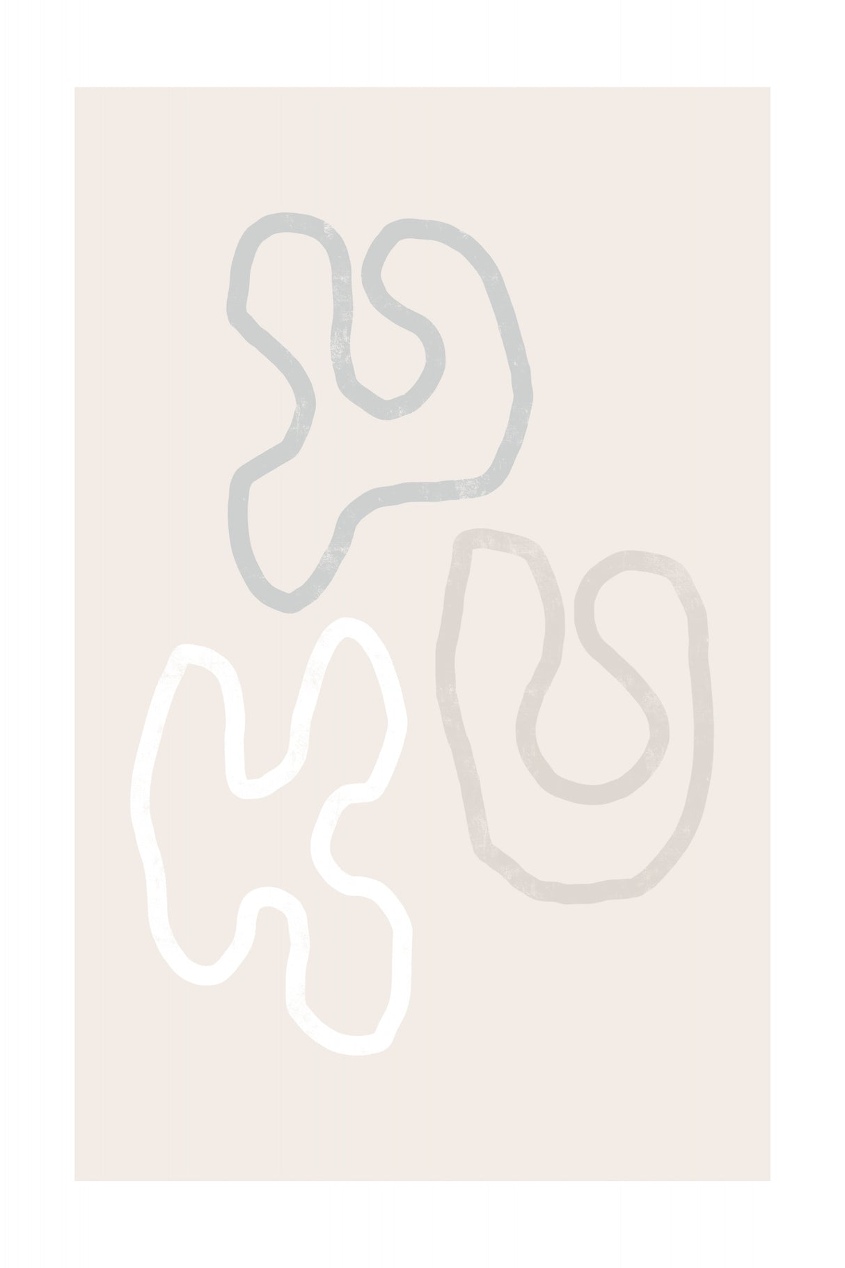 I love Curves Poster och Canvastavla