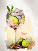 Drinks cocktail Poster och Canvastavla