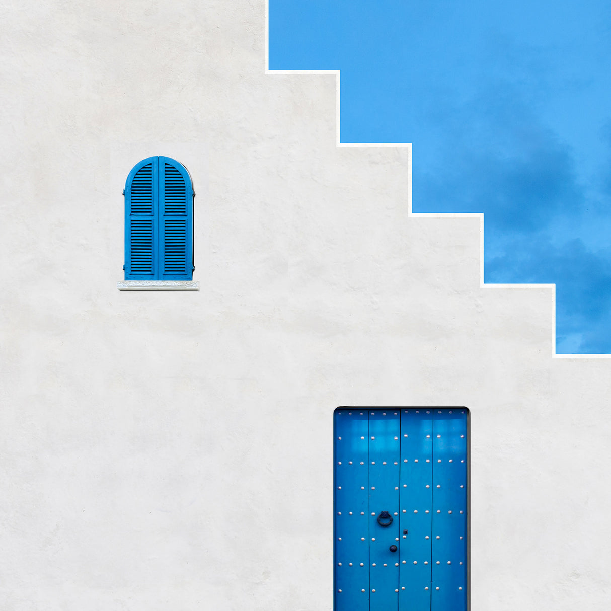 Life in Blue Poster och Canvastavla