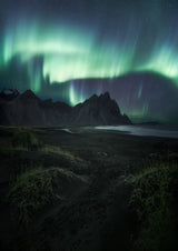 Verstrahorn beach. Poster och Canvastavla