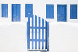 whitewash and blue paint Poster och Canvastavla