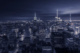 Blue city Poster och Canvastavla