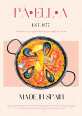 Paealla Poster Kitchen poster eller kökstavla