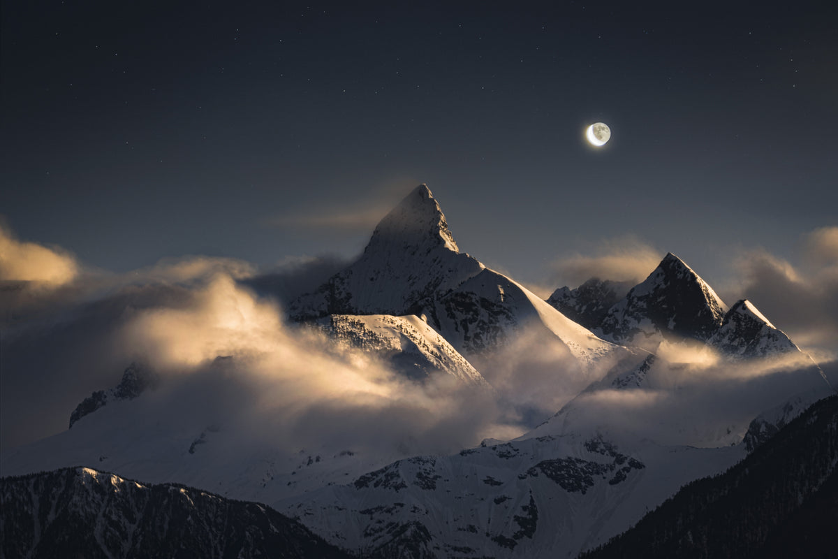 Biluo snow mountain Poster och Canvastavla