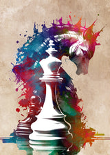 Chess Sport Art 1 Poster och Canvastavla