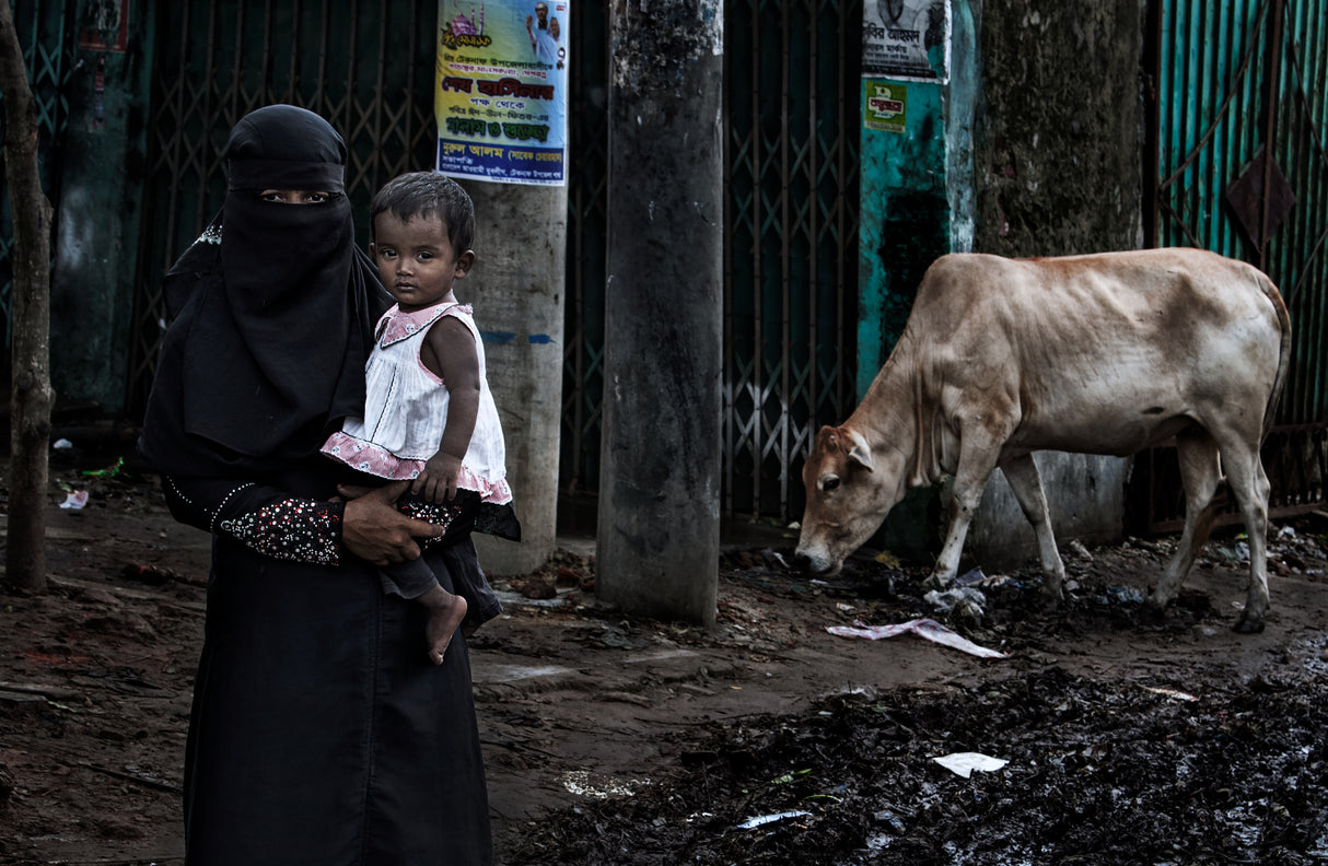 In the streets of Bangladesh Poster och Canvastavla