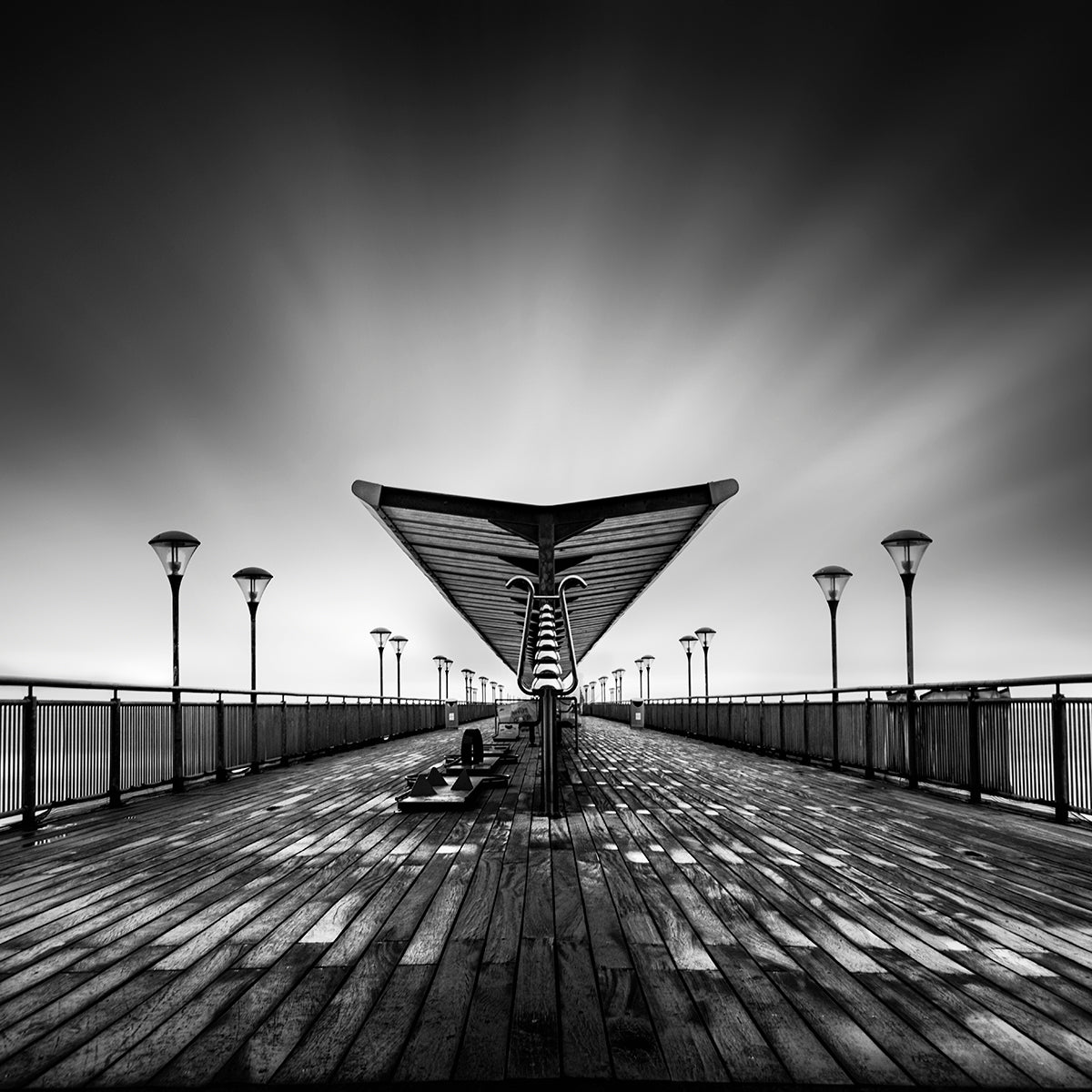 Boscombe Pier Poster och Canvastavla