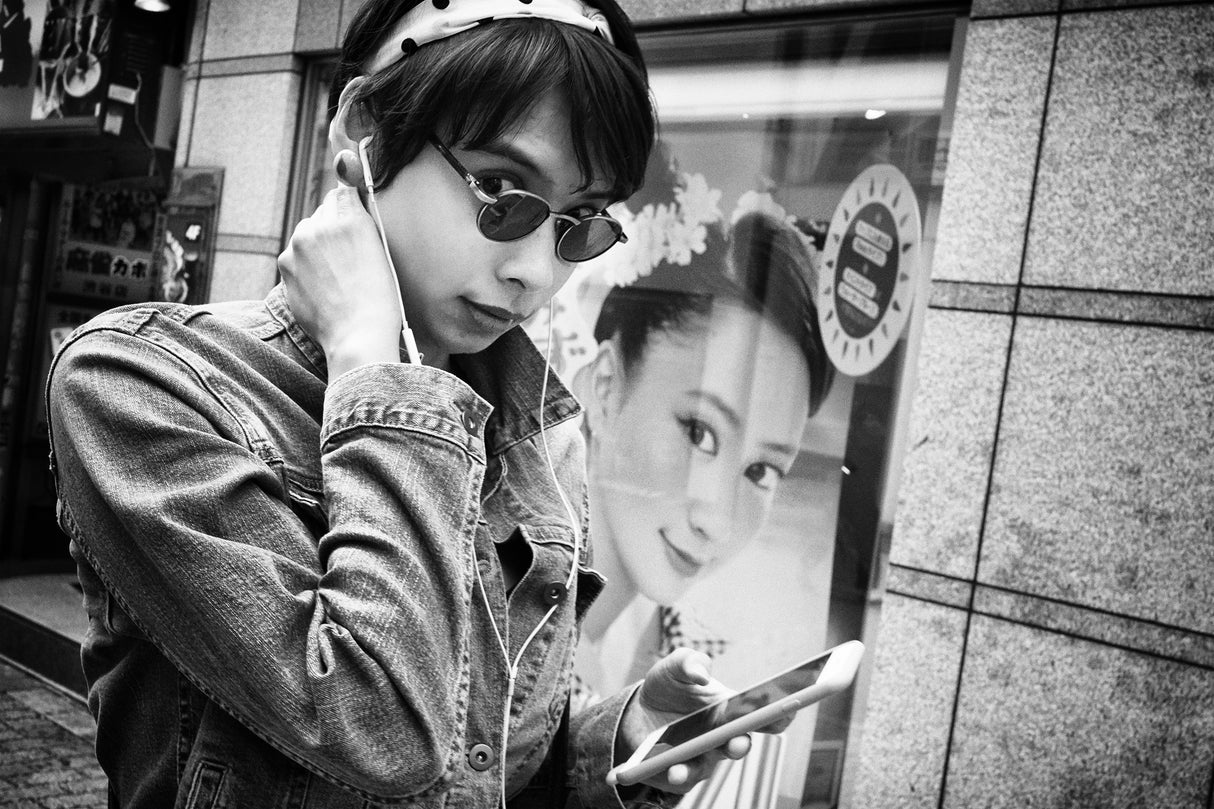 Shibuya Street - TOKYO 2018 Poster och Canvastavla
