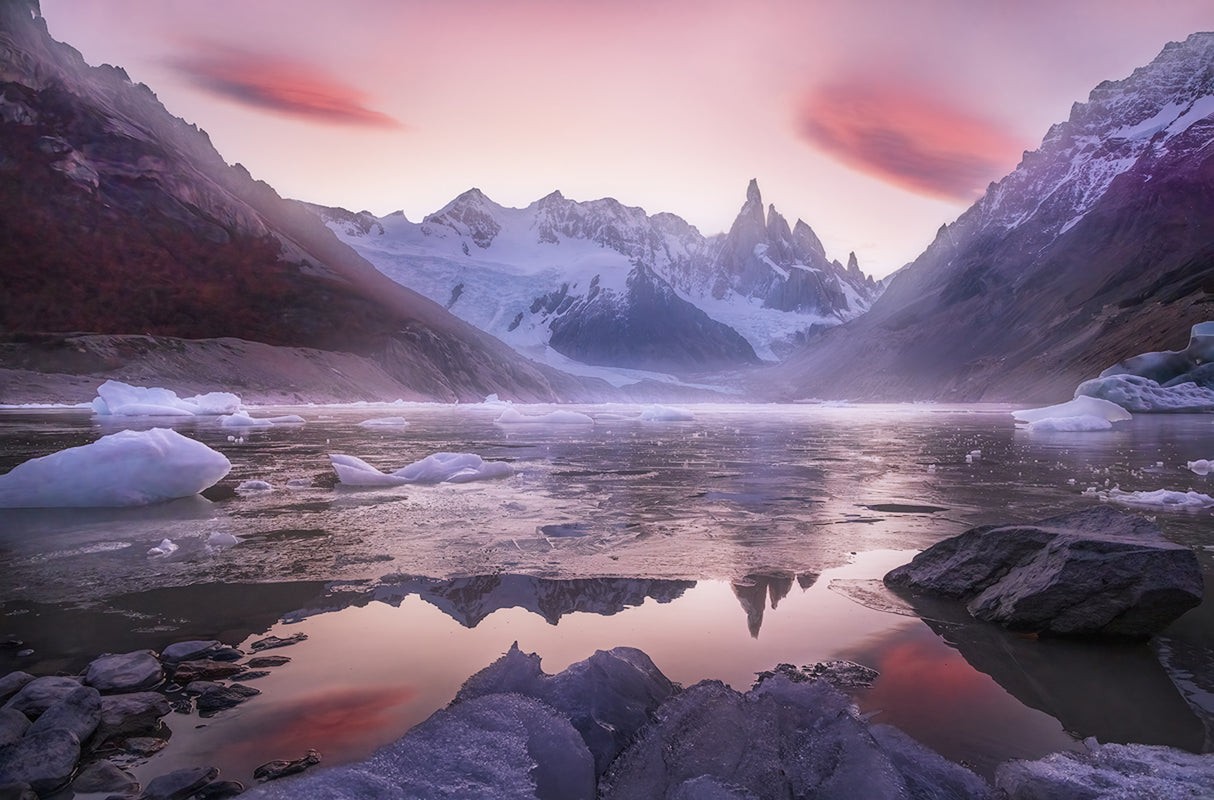 Cerro Torre after Sunset Poster och Canvastavla
