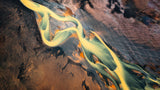 Aerial Impression of A Flying Dragon Poster och Canvastavla