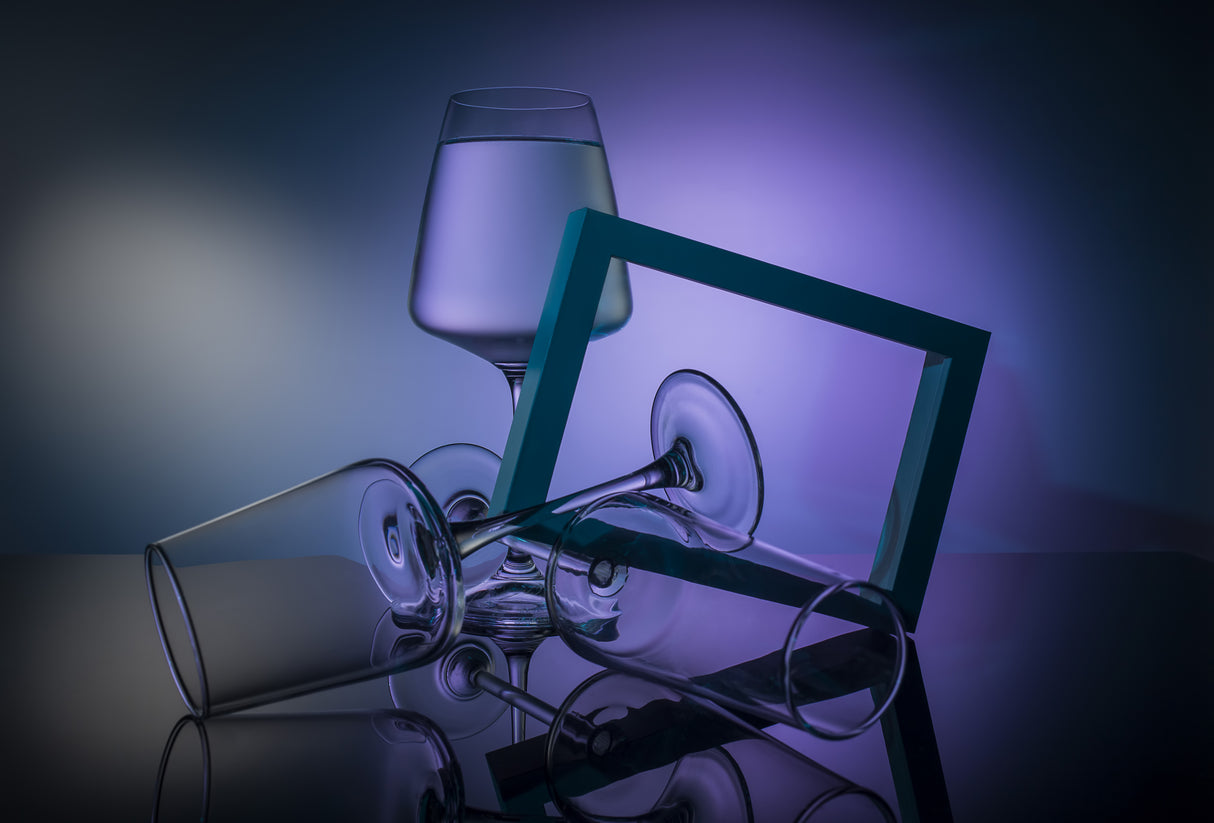 From the series "Experiments with glass" Poster och Canvastavla