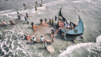 Fishermen on Cox's Bazar Poster och Canvastavla