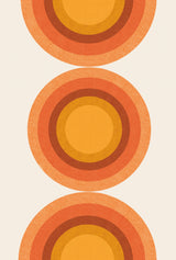 Retro Sun Poster och Canvastavla