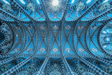Sunlight through the Celling of a Church in Buenos Aires Poster och Canvastavla