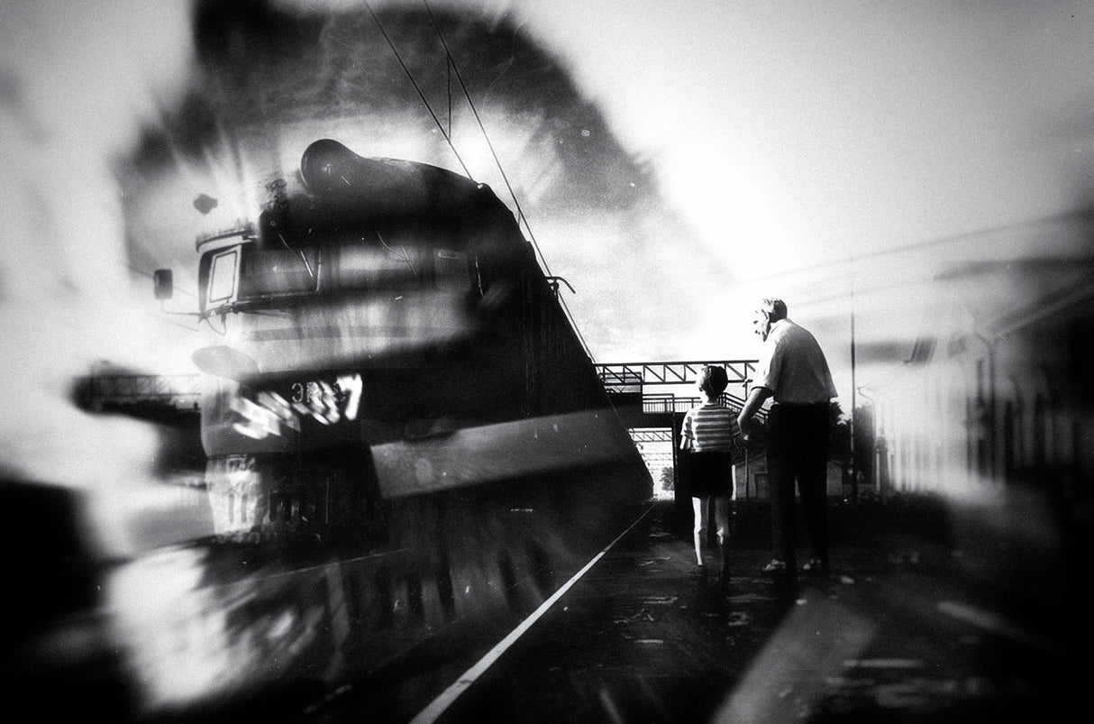 railway station Poster och Canvastavla