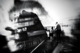 railway station Poster och Canvastavla